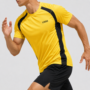 Camiseta Deportiva Blanca de Manga Corta para Hombre, Cuello Redondo, Corte Ajustado, Secado Rápido, Tejido de Poliéster, Logotipo Frontal - Product Image 3