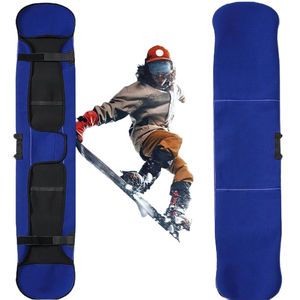 กระเป๋าใส่สโนว์บอร์ดมีในสต็อกปกแบบบอร์ดบอร์ดเดี่ยวพกพารุ่นที่เรียบง่าย<span class=keywords><strong>กัน</strong></span>น้ำที่ปิดซิปป้อง<span class=keywords><strong>กัน</strong></span>รอยขีดข่วนป้อง<span class=keywords><strong>กัน</strong></span>สนิม - Product Image 1