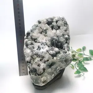 All'ingrosso naturale cristallo di quarzo grezzo minerale esemplari di cristallo grezzo grappolo di cristallo di grandi dimensioni druzy