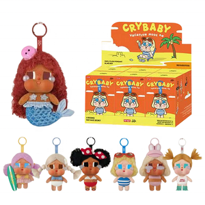 Vente chaude 100% original <span class=keywords><strong>POP</strong></span> MART CRYBABY Vacation Mode on Series Vinyl Plush Pendant Blind Box Peripheral Gift - Product Image 5