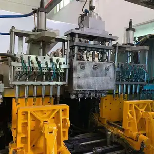 used 2L Leshan double station 6 mold heads blowing molding machine blowing machine