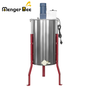 Extractor de Miel Manual de Acero Inoxidable Premium Menger Bee EX-03S, 3 Cuadros, Centrífuga para Miel, Alta Eficiencia en el Procesamiento de Miel - Product Image 4