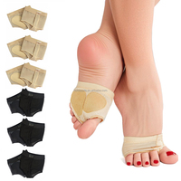 MediFootCare Chaussures de danse pour filles et femmes, demi-chaussures de ballet, semelle souple fendue, protection des pieds, coussinets pour les orteils, outil de soin des pieds HA00592