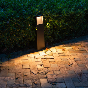 Lampe de jardin carrée étanche 10W LED en aluminium pour villa, jardin, cour, éclairage de pelouse - Product Image 2