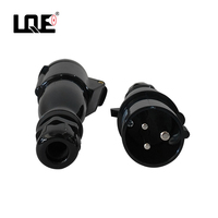 Connecteur mâle-femelle étanche IP65 3 pôles 16A |   Prise de courant AC 110V avec garantie d'un an pour les éclairages Fresnel et les éclairages de scène