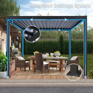 Pérgola Bioclimática de Aluminio Resistente para Exteriores 3x4, Estructuras de Jardín de Alta Calidad para Mejorar su <span class=keywords><strong>Oasis</strong></span> en el Patio Trasero - Product Image 2