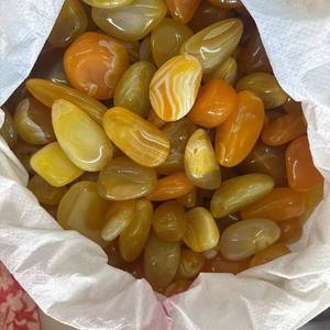หินอาเกตซาร์โดนิกซ์คาร์เนเลียนขัดเงาขายส่ง หินปาล์มสโตนแบบขัดเงา หินกรวดบดละเอียด งานแกะสลักด้วยมือ คริสตัลคราฟต์สำหรับฮาโลวีน - Product Image 5
