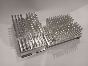 CNC chất lượng cao gia công nhôm tản nhiệt vi gia công điện tử tản nhiệt notching - Product Image 2