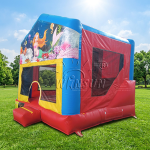 WINSUN Château gonflable commercial sur le thème <span class=keywords><strong>du</strong></span> <span class=keywords><strong>monde</strong></span> marin avec poissons - Product Image 1
