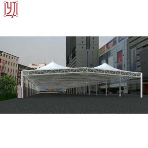 Estructura de Membrana Arquitectónica de Acero Q235 con Cubierta de PVDF, Prefabricada en Fábrica China - Product Image 2