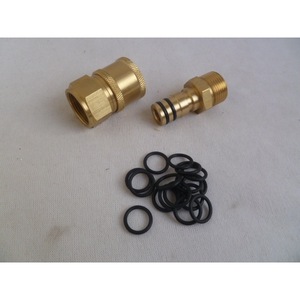 Built-In Leak-Proof Sealing Ring 1/4 Nozzle Foam Pot Quick Connector O-Ring for <b>High</b>-<b>Pressure</b> Cleaning Truck <b>Water</b> <b>Gun</b> - Product Image 2