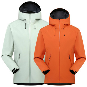 Nueva <span class=keywords><strong>Chaqueta</strong></span> con Capucha de Tejido Softshell <span class=keywords><strong>para</strong></span> Hombre <span class=keywords><strong>y</strong></span> <span class=keywords><strong>Mujer</strong></span>, Estilo Rústico, Impermeable, Casual, Deportiva, de Manga Larga, Combinable con Todo - Product Image 5