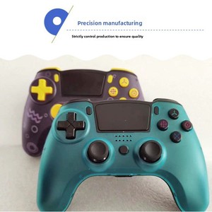 Hot-Bán P4 Mô Hình Không Dây Cho <span class=keywords><strong>Bluetooth</strong></span> Cho <span class=keywords><strong>PS4</strong></span> Điều Khiển Cross-Biên Giới Sáu Trục Con Quay Quay Động Cơ Kép Rung Trò Chơi - Product Image 1