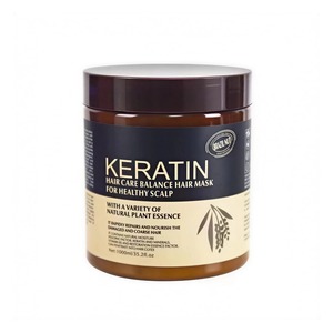 <span class=keywords><strong>Maschera</strong></span> per <span class=keywords><strong>Capelli</strong></span> Idratante e Nutriente con Cheratina, Olio di Argan, Collagene ed Essenza di Lavanda per Riparazione Danni 1000ml - Product Image 1