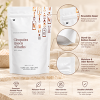 Sachets Doypack Personnalisés à Faible MOQ, Refermables, Impression Numérique, Finition Mate, Anti-humidité pour Trempettes de Bain
