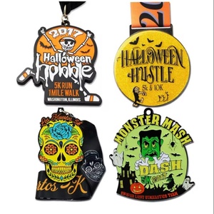 Medallas Personalizadas al por Mayor de Fábrica, Medallas Deportivas de Metal para Maratón, Medallas Personalizadas para Caminatas, Medalla de Halloween - Product Image 5