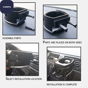 AC-2287 Portavasos Universal para Rejilla de Ventilación de Coche, Negro, ABS, Soporte para Botellas, Accesorio Interior, Venta al por Mayor de Fábrica - Product Image 5