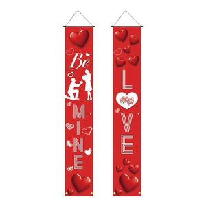Decoración de Corazón Personalizada para Parejas, de Poliéster Digital Ecológico, con Eslogan de Bendición, Romántica y Festiva para el Día de San Valentín - Product Image 1