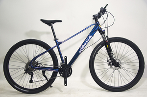 Bicicleta de Montaña de 29 Pulgadas - Cuadro de Acero al Carbono Resistente, Freno de Disco, 27 Velocidades, Pedal Ordinario, Suspensión Delantera, Portaequipajes Trasero, <span class=keywords><strong>Guardabarros</strong></span>, Descenso - Product Image 4