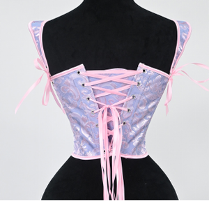 <b>Women</b> Vintage Jacquard Corset Renaissance Vest Camisole Bustier Back Lace up Slim Boned Tank <b>Tops</b> Easter Camisole Bodyshaper <b>Top</b> - Product Image 2
