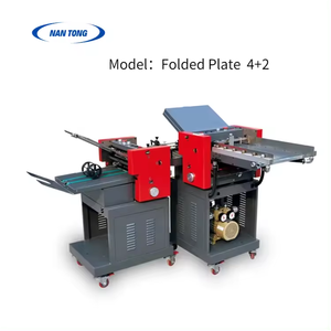 382 +/<span class=keywords><strong>384</strong></span> + modelo completamente automático A3/A4 máquina plegable de papel nueva condición con componente de Motor central para planta de fabricación - Product Image 3