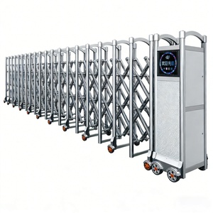 Puerta Telescópica Corredera Retráctil sin Rieles de Acero Inoxidable, Automática y Moderna, para Patio, Hotel, Almacén, Entrada de Vehículos, Gimnasio, Zhanjiang - Product Image 1