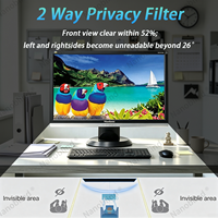 Filtre de confidentialité anti-espion de haute qualité, film PET à haute transmission, protection des yeux, anti-traces de doigts pour moniteurs PC 19 pouces 16:10