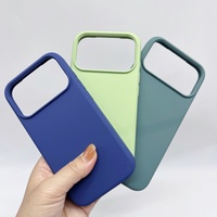 Coques de téléphone en silicone liquide en gros, personnalisables avec logo, plusieurs couleurs, pour iPhone 17 Pro Max avec aimant N52