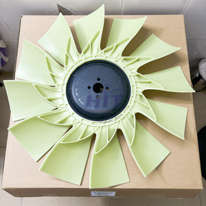 ใบพัดลมระบายความร้อนเครื่องยนต์ดีเซล <span class=keywords><strong>Hitachi</strong></span> Excavator EX200-5G 6BG1 แบบสี่รู 12 ชิ้น น้ำหนัก 5 กิโลกรัม รับประกัน 3 เดือน - Product Image 1