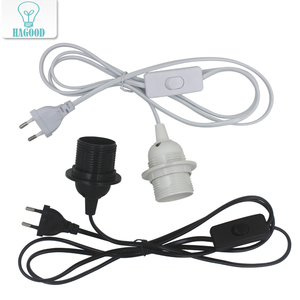 Portalámparas de Plástico E27 <span class=keywords><strong>con</strong></span> Interruptor 303, <span class=keywords><strong>Enchufe</strong></span> Redondo Europeo de Rosca Completa - Product Image 6