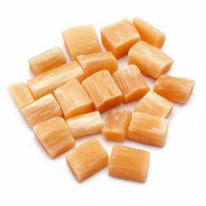 Wholesale Bulk Supply Natural Orange Selenite <b>Raw</b> <b>Crystal</b> Rough Stones Non-Polished Waterproof 1-3 Inches Feng Shui Healing - Product Image 2