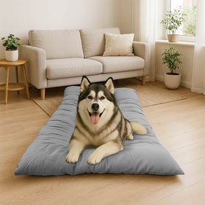 Haustier-Kühlmatte Super Groß Luxuriöses Umweltfreundliches Kühl-Hundesofa Weiche Dicke Polyester-Unterlage Rutschfester Boden Kariert - Product Image 3