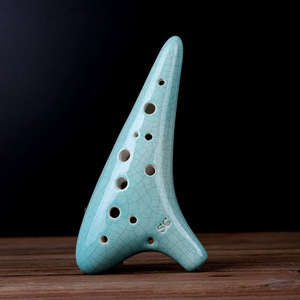 Ocarina Soprano C de 12 Orificios, Cerámica, Acabado Ahumado, para Principiantes, con Libro de Música, Venta al Por Mayor - Product Image 5