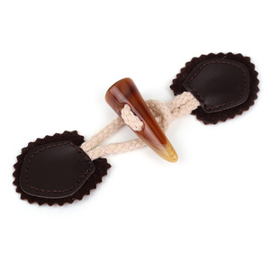 Tùy chỉnh may PU da sừng nút áo nhựa chuyển đổi nút ren trang trí flatback kết hợp - Product Image 5