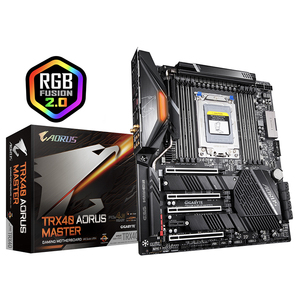 Carte mère GIGABYTE AMD TRX40 AORUS MASTER d'occasion pour les processeurs AMD Ryzen Threadripper de 3e génération - Product Image 1