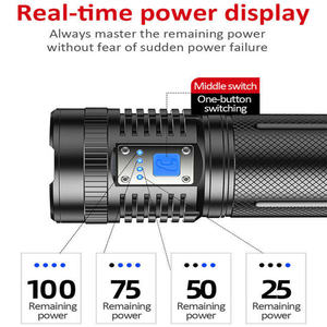 Đa chức năng xách tay 3 * LED bấc đèn Pin 21700 ngoài trời phía trước phía sau kép lightsbrightness không thấm nước công suất cao cầm tay ngọn đuốc - Product Image 3