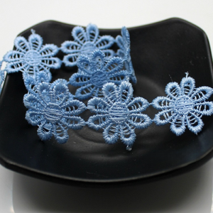 Erkoumi 25mm đầy màu sắc Bohemian <span class=keywords><strong>TRIM</strong></span> hoa vải encaje bordado guipure <span class=keywords><strong>Daisy</strong></span> ren <span class=keywords><strong>TRIM</strong></span> cho synthet da Phụ Kiện - Product Image 5