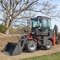 HIGHTOP 15-10 Chargeuse-pelleteuse haute performance 4WD avec capacité de creusement et de chargement Chargeuse-pelleteuse avant de 1000kg