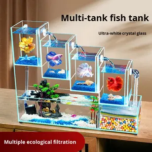 Watercirculatie Ecologische Landschapsarchitectuur Multi-Grid Luxe Moderne <span class=keywords><strong>Betta</strong></span> Vis Speciale Slimme 2-Jaar Garantie Woonkamer - Product Image 4