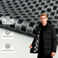 Tissu de doublure intérieure en fibre tissée respirante 100% polyester coupe-vent pour doublure de manteau d'hiver pour filles