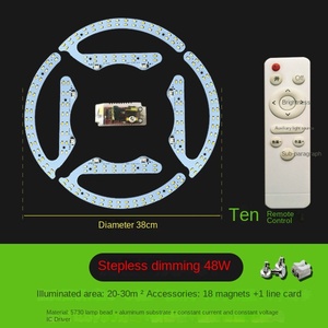 Module LED COB rond 6W blanc chaud 3500K AC 220V éclairage intérieur durée de vie 50000H garantie 3 ans CRI80 4500 lm - Product Image 4