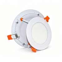 Plafonnier LED Rond Ultra Mince en Gros pour Usine, 3W à 24W, Encastré Intérieur, 3 Températures de Couleur, Spot Dimmable