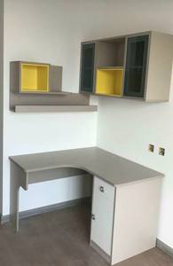 Moderno semplice 120cm estensibile in metallo Computer <span class=keywords><strong>scrivania</strong></span> con libreria combinazione per gli studenti come angolo della camera da letto <span class=keywords><strong>scrivania</strong></span> - Product Image 6