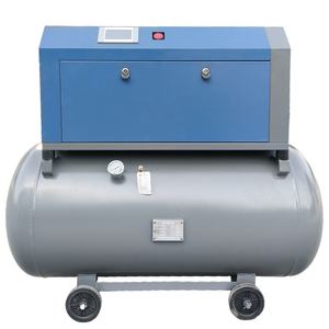 3-In-1エアコンプレッサー4Kw/5.5Kw/7.5Kwオールインワン8Bar 10Bar産業用ロータリースクリューエアコンプレッサータンクとドライヤー付き - Product Image 1