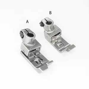 Apparel Machine Parts High-Low Presser Foot Sewing Sewing Machine Accessory Three Stitches Five Lines Hem Break-Off Truck