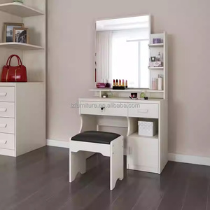 Affordable Studio Apartment Bedroom Furniture <b>Storage</b> Bed With Nightstands Wardrobe & Vanity Sets for Compact Living Space - Product Image 4