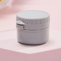 Pot en plastique pour produits pharmaceutiques 1OZ, pot à pommade, pot cosmétique recyclable, pot à crème en plastique avec couvercles étanches