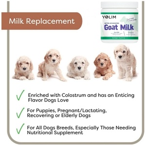 <span class=keywords><strong>Leche</strong></span> de Cabra Orgánica en Polvo Directo de Fábrica <span class=keywords><strong>para</strong></span> el Cuidado de la Salud de las Mascotas, Aumenta la Hidratación y el Apetito con Multivitaminas, 90g, Muestra Gratis - Product Image 2