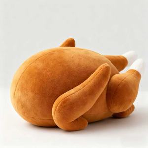 Peluche de Pavo <span class=keywords><strong>Asado</strong></span> Navideño Personalizado, Mascota de Peluche de Pavo <span class=keywords><strong>Asado</strong></span>, Juguete de Peluche Suave y Lindo, Regalo de Acción de Gracias para Familiares y <span class=keywords><strong>Amigos</strong></span> - Product Image 4