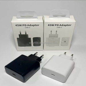Siêu nhanh 45W PD Loại <span class=keywords><strong>C</strong></span> sạ<span class=keywords><strong>c</strong></span> <span class=keywords><strong>USB</strong></span> <span class=keywords><strong>C</strong></span> tường sạ<span class=keywords><strong>c</strong></span> cho Samsung cho Galaxy S23 S22 S21 siêu Lưu ý 20 1010 <span class=keywords><strong>c</strong></span>ộng với EU chống cháy PD - Product Image 1